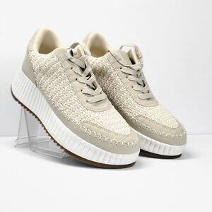 DV by DOLCE VITA WOMEN'S dolen fredi sneakers cream  Size 10 NWOB